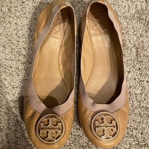 Tory Burch Ballet flats Nude size 8.5 used